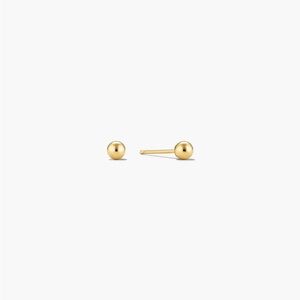 Mejuri Yellow Gold Sphere Studs